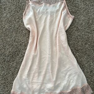 Victoria's Secret Pink Satin Chemise